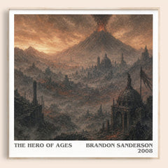 The Hero of Ages Literary Art Print by Brandon Sanderson