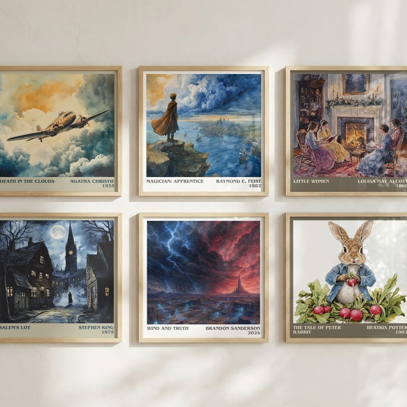 Wind and Truth literary art print colour and style options – Brandon Sanderson book art