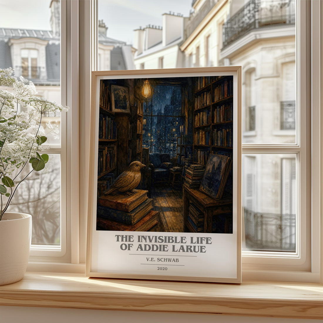 The Invisible Life of Addie LaRue book cover poster colour and style options – V.E. Schwab book art