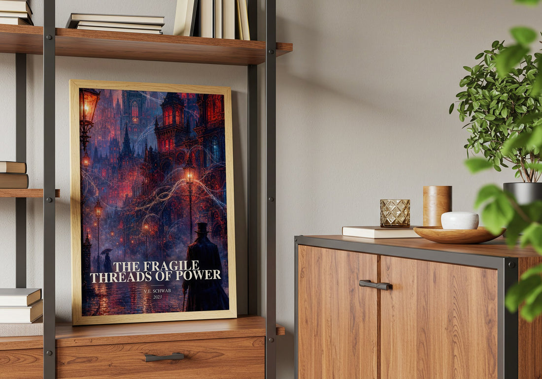 The Fragile Threads of Power book watercolour illustration paper finish options – matte satin gloss