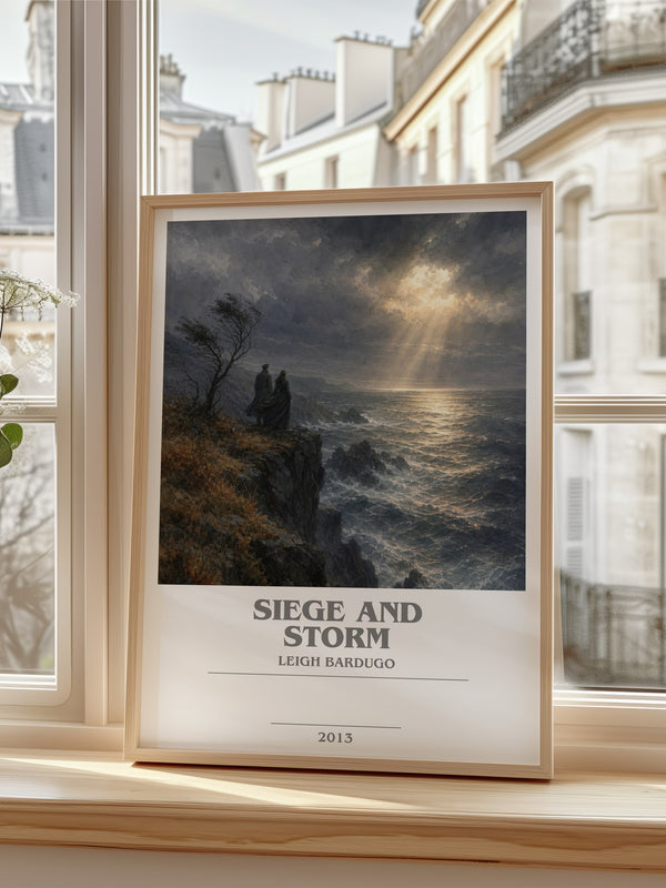 Siege and Storm bookish poster colour and style options – Leigh Bardugo book art