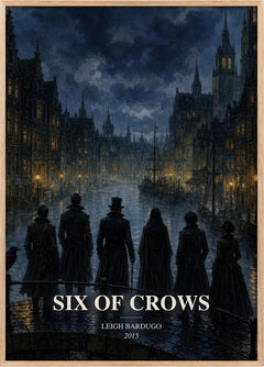 Six of Crows Book Watercolour Illustration by Leigh Bardugo