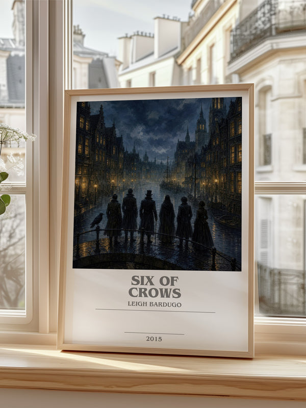 Six of Crows bookish poster colour and style options – Leigh Bardugo book art