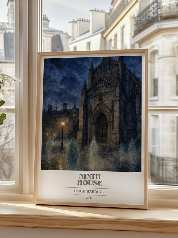 Ninth House book cover poster colour and style options – Leigh Bardugo book art