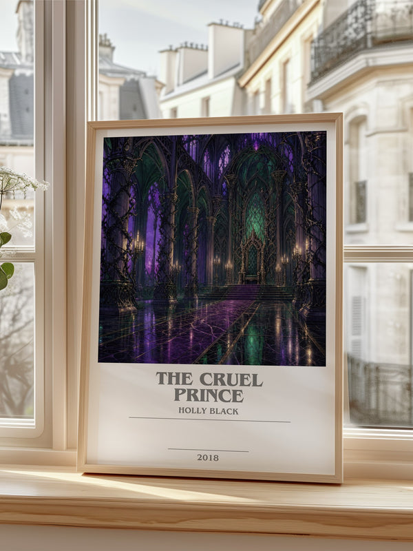 The Cruel Prince bookish poster colour and style options – Holly Black book art