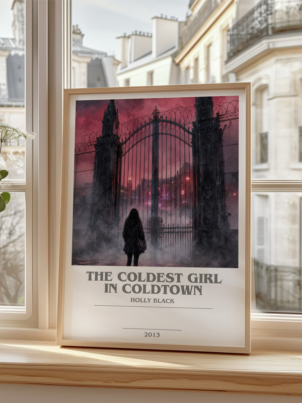The Coldest Girl in Coldtown bookish poster colour and style options – Holly Black book art