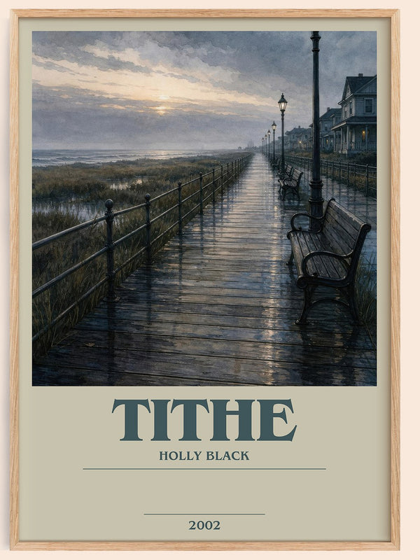 Tithe bookish book poster by Holly Black – framed literary art print