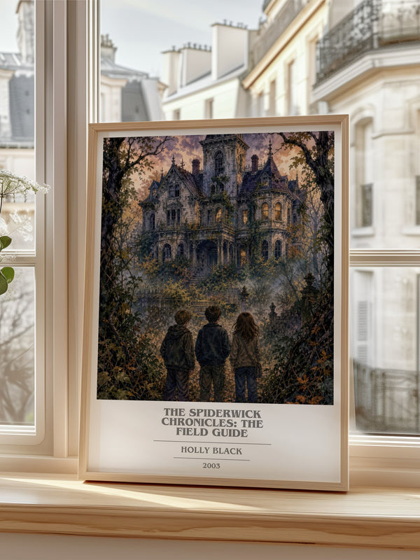 The Spiderwick Chronicles: The Field Guide book cover poster colour and style options – Holly Black book art
