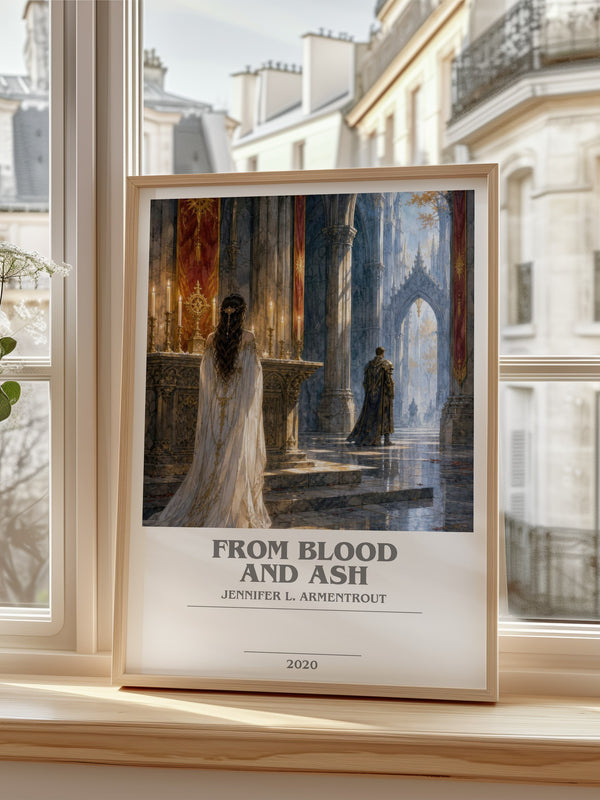 From Blood and Ash bookish poster colour and style options – Jennifer L. Armentrout book art