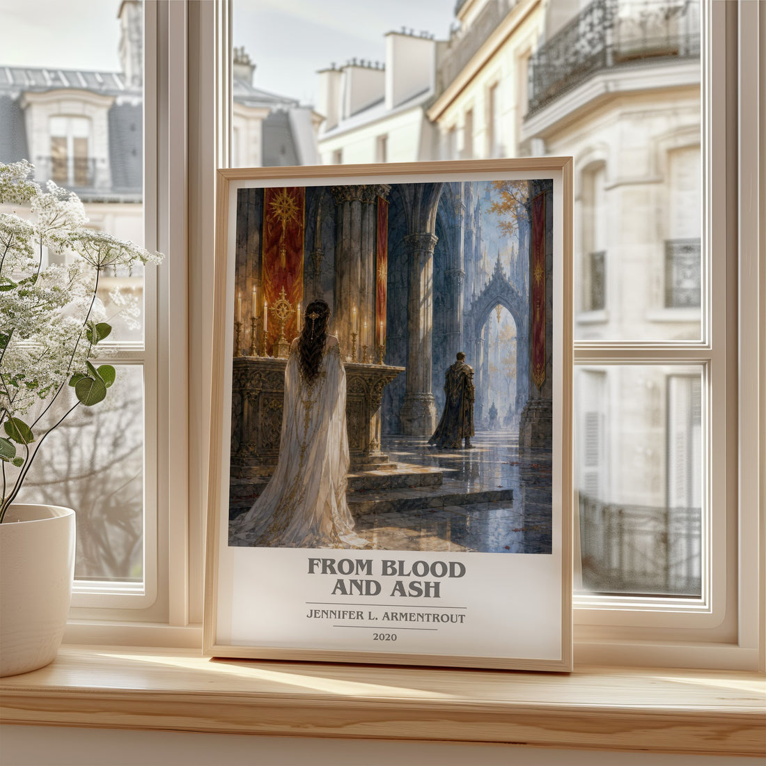 From Blood and Ash book cover poster colour and style options – Jennifer L. Armentrout book art (mockup)