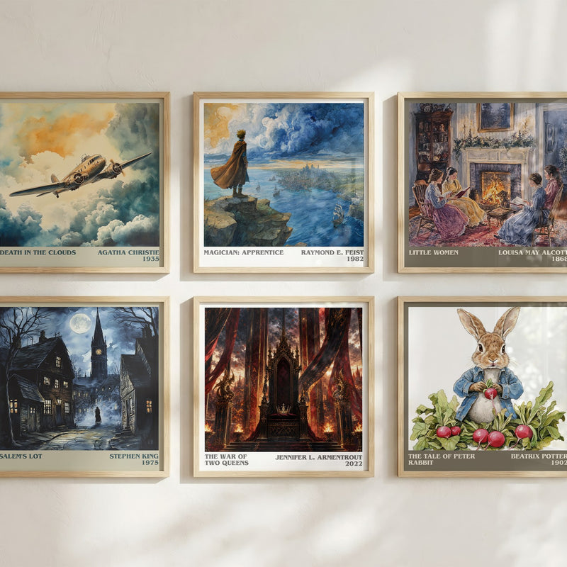 The War of Two Queens literary art print colour and style options – Jennifer L. Armentrout book art