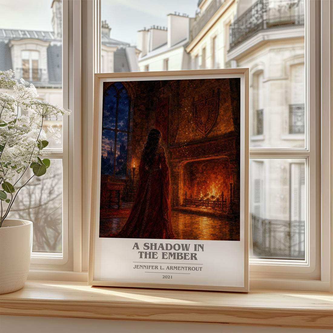 A Shadow in the Ember book cover poster colour and style options – Jennifer L. Armentrout book art