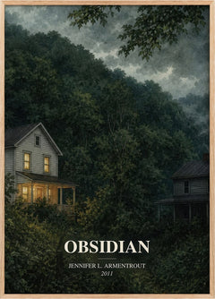 Obsidian Book Watercolour Illustration by Jennifer L. Armentrout