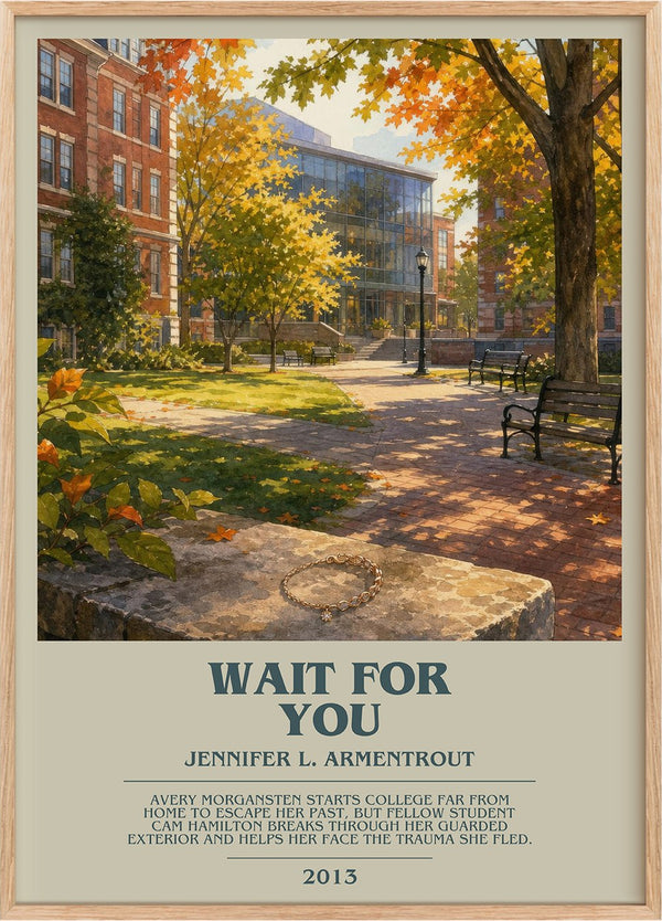 Wait for You Bookish Wall Art by Jennifer L. Armentrout
