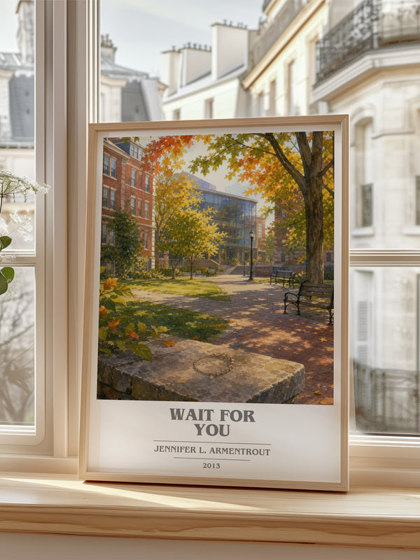 Wait for You book cover poster colour and style options – Jennifer L. Armentrout book art
