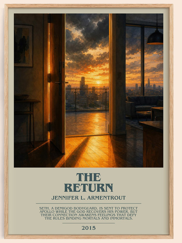 The Return bookish book poster by Jennifer L. Armentrout – framed literary art print