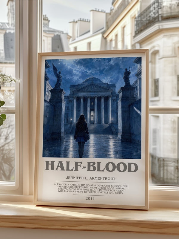 Half-Blood bookish poster colour and style options – Jennifer L. Armentrout book art