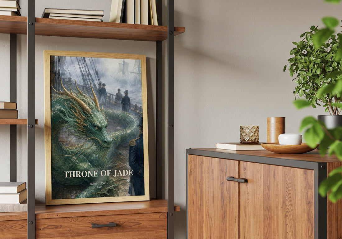 Throne of Jade book watercolour illustration paper finish options – matte satin gloss