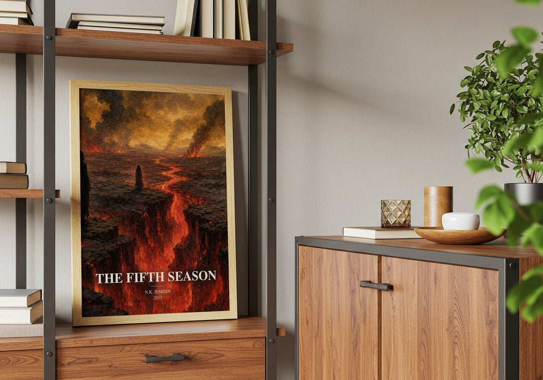 The Fifth Season book watercolour illustration paper finish options – matte satin gloss