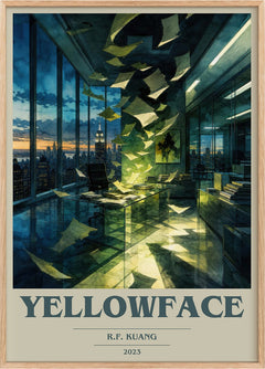Yellowface Book Cover Poster by R.F. Kuang