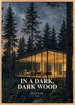 In a Dark, Dark Wood Book Watercolour Illustration by Ruth Ware