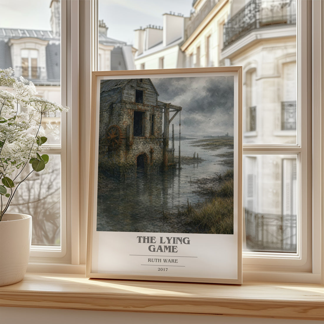 The Lying Game book cover poster colour and style options – Ruth Ware book art