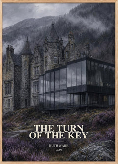 The Turn of the Key Book Watercolour Illustration by Ruth Ware