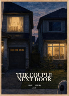 The Couple Next Door Book Watercolour Illustration by Shari Lapena