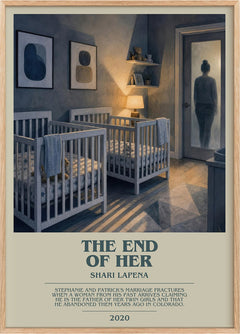 The End of Her Bookish Wall Art by Shari Lapena