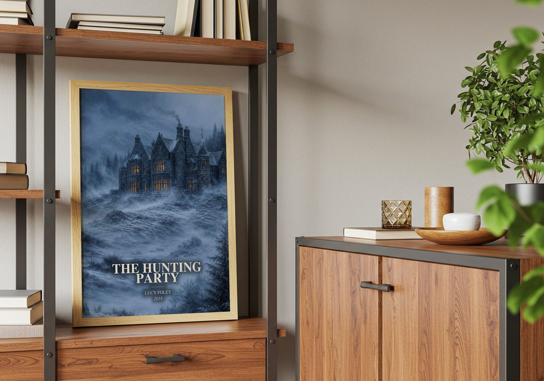 The Hunting Party book watercolour illustration paper finish options – matte satin gloss