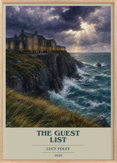 The Guest List Book Cover Poster by Lucy Foley