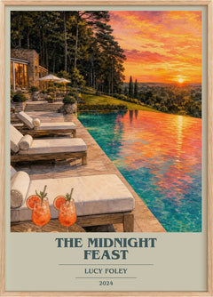 The Midnight Feast Book Cover Poster by Lucy Foley