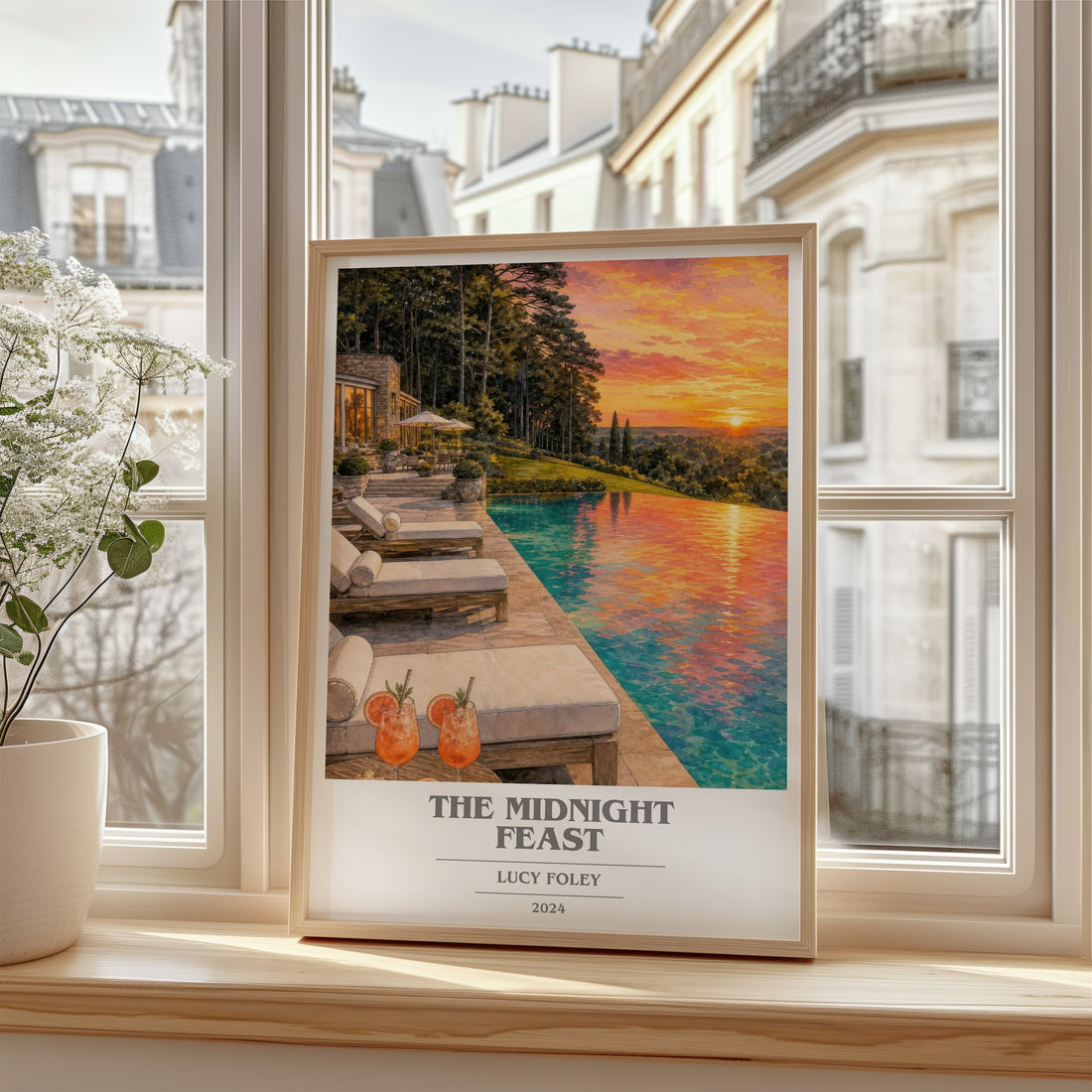 The Midnight Feast book cover poster colour and style options – Lucy Foley book art