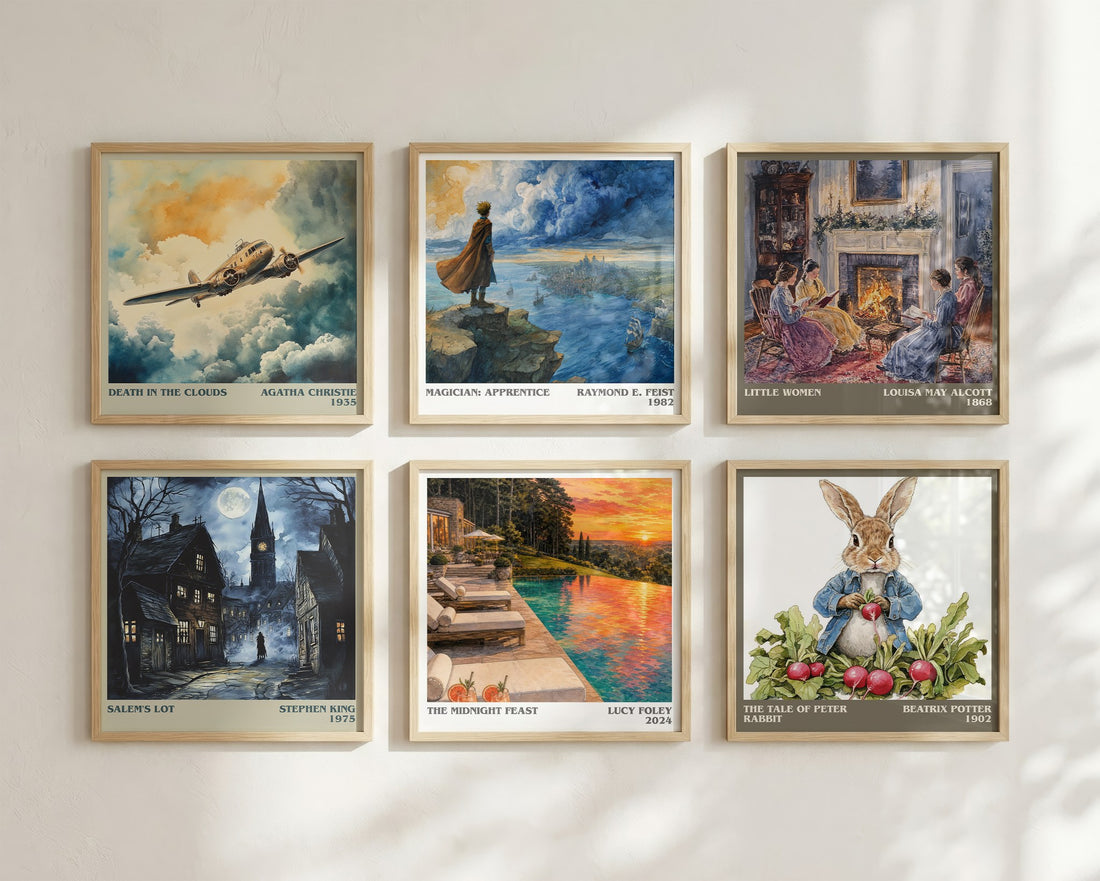 The Midnight Feast literary art print colour and style options – Lucy Foley book art