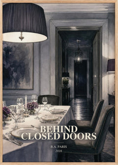 Behind Closed Doors Book Watercolour Illustration by B.A. Paris
