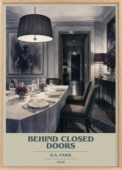 Behind Closed Doors Book Cover Poster by B.A. Paris