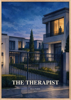 The Therapist Book Watercolour Illustration by B.A. Paris