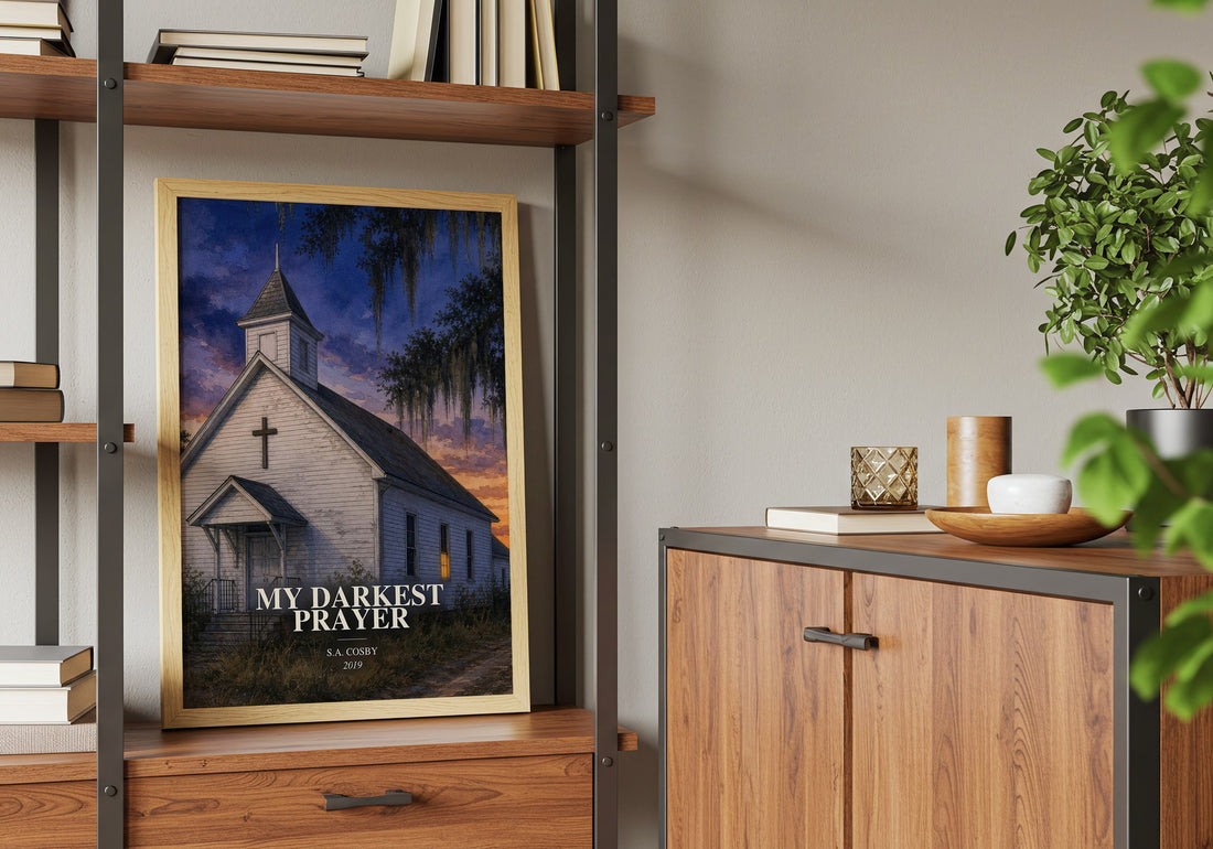 My Darkest Prayer book watercolour illustration paper finish options – matte satin gloss