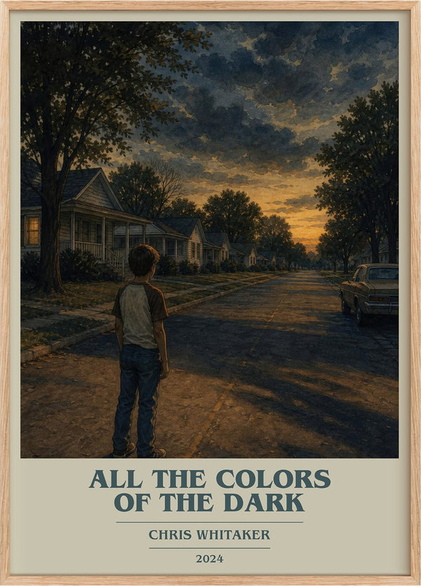 All the Colors of the Dark Book Cover Poster by Chris Whitaker
