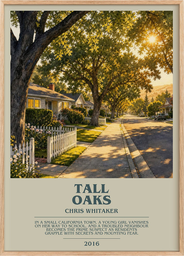 Tall Oaks Bookish Wall Art by Chris Whitaker