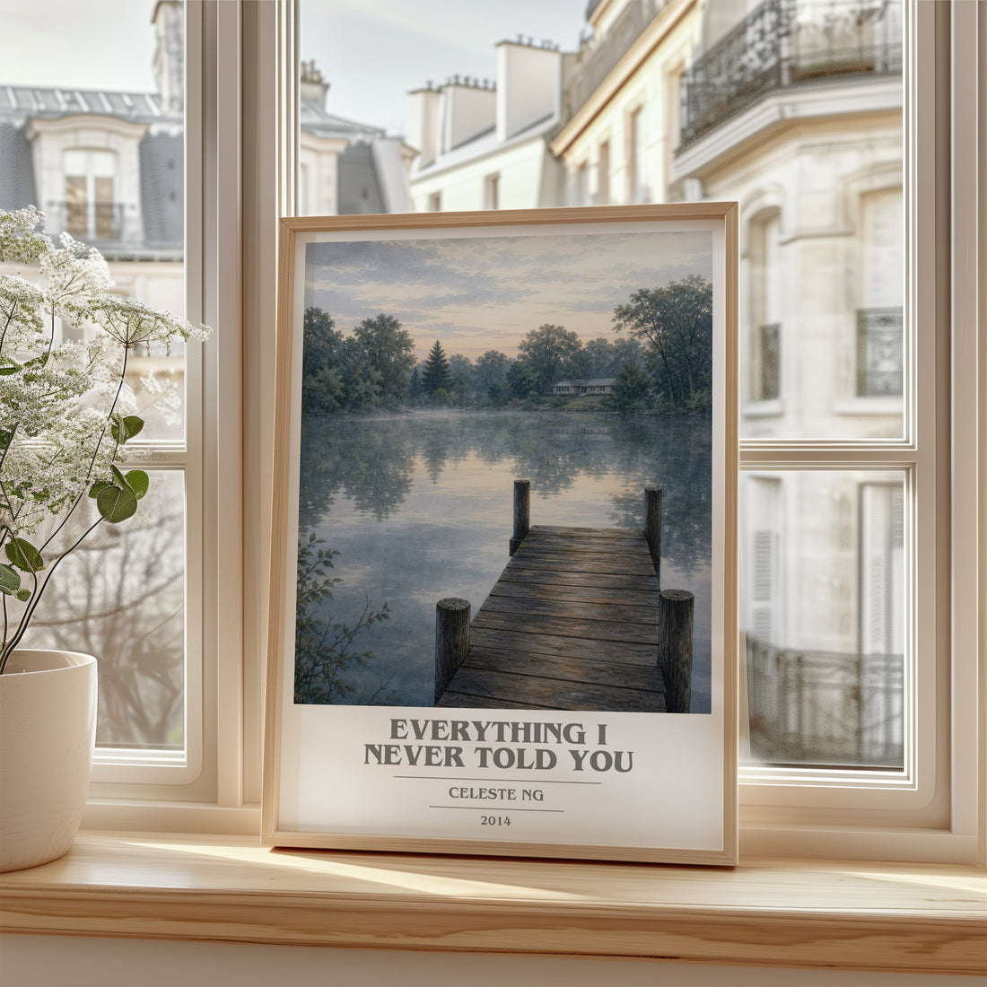 Everything I Never Told You book cover poster colour and style options – Celeste Ng book art