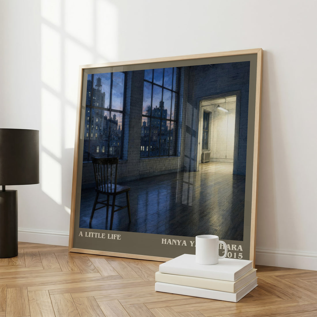 A Little Life literary print framed by window – literary home decor