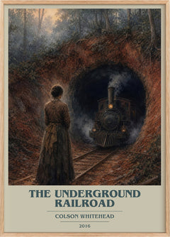 The Underground Railroad Book Cover Poster by Colson Whitehead