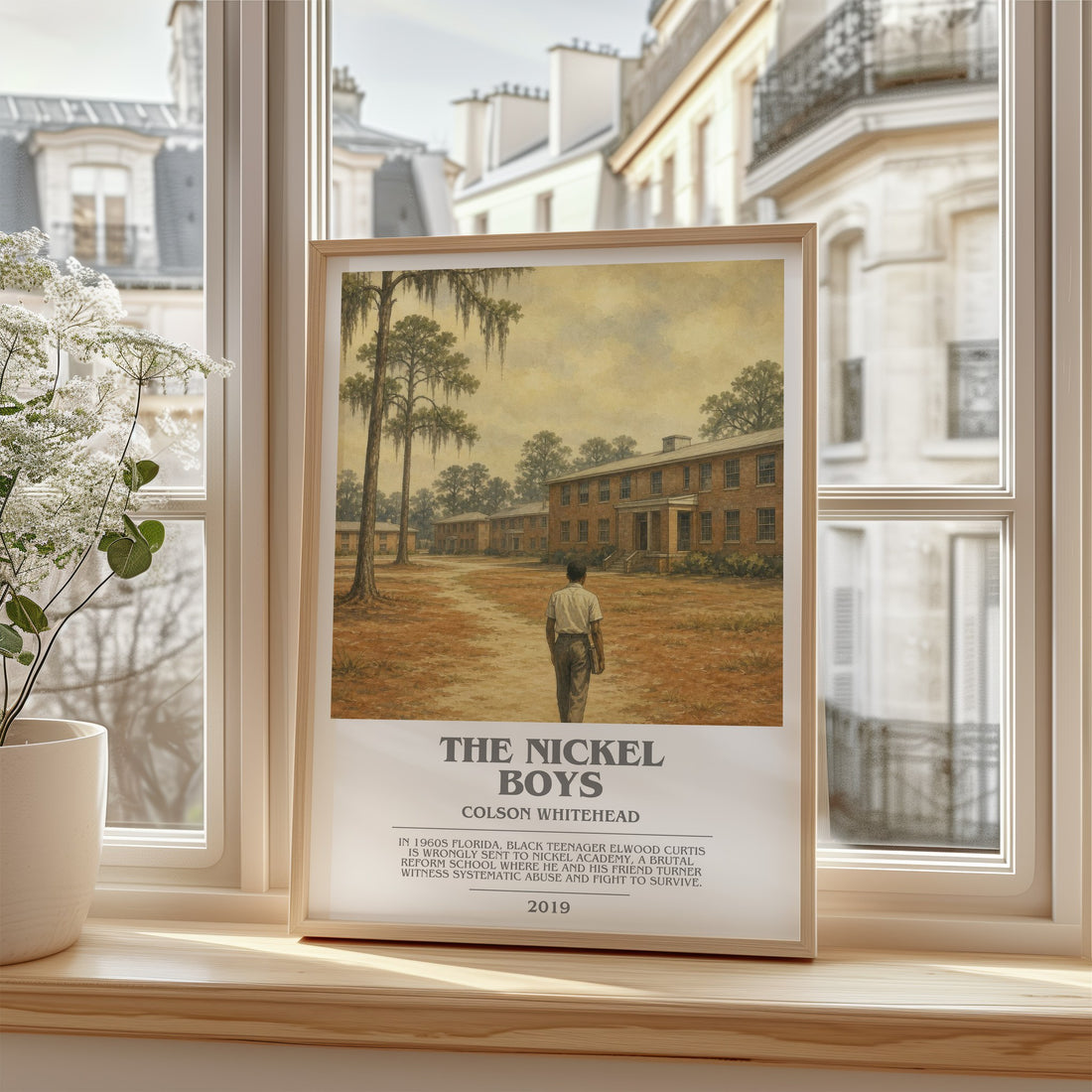 The Nickel Boys bookish poster colour and style options – Colson Whitehead book art