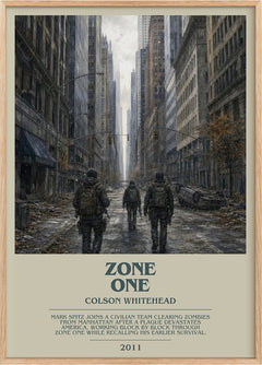 Zone One Bookish Wall Art by Colson Whitehead