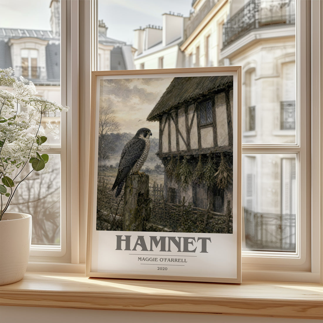 Hamnet book cover poster colour and style options – Maggie O'Farrell book art