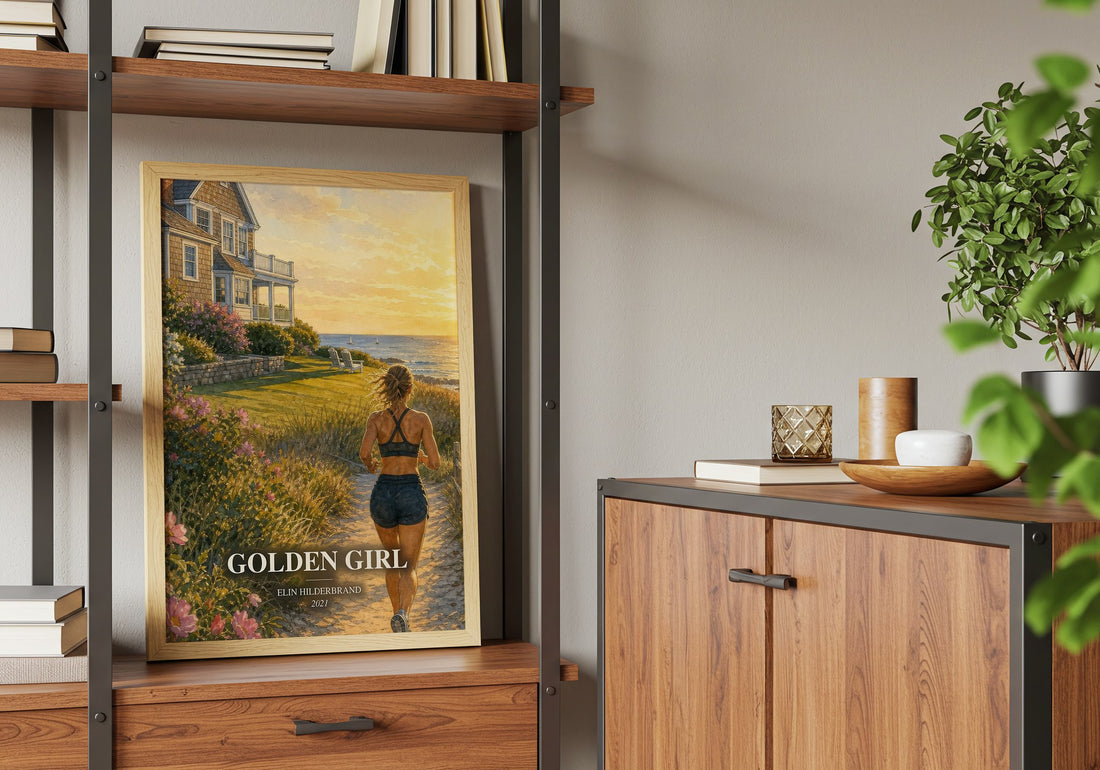 Golden Girl book watercolour illustration paper finish options – matte satin gloss