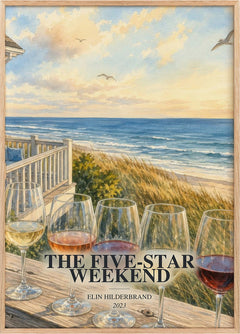 Five-Star Weekend Book Watercolour Illustration by Elin Hilderbrand