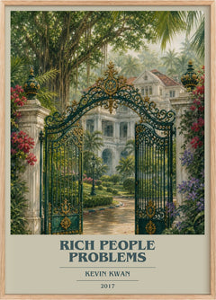 Rich People Problems Book Cover Poster by Kevin Kwan