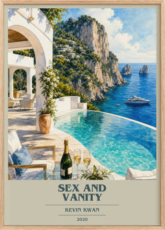Sex and Vanity Book Cover Poster by Kevin Kwan